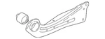 Genuine Volkswagen Trailing Arm 5QN-505-223. Fixed Price $291.53.