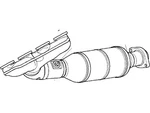 Genuine Bmw Rp Exhaust Manifold With Cat 18-40-7-575-127 New. Fixed Price $1658.16.
