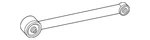 Genuine Mercedes-benz Trailing Arm 465-350-32-00. Fixed Price $324.00.