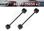 Toyota Genuine Fj Cruiser 4RUNNER Rear Upper Control Arm 2 Set 48710-35050 New. Fixed Price $160.02.
