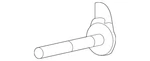 Genuine Jaguar Upper Control Arm Adjust Bolt C2C5694. Fixed Price $8.60.