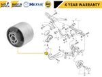 For Vw Passat Cc Sharan Rear Trailing Suspension Arm Front Outer Bush Meyle Hd. Fixed Price $35.09.