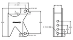 Ridetech 90000160 Parallel 4-LINK 3" Axle Mounting Uncoated Bracket. Fixed Price $39.39.