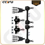 Suspension Kit 6PCS Front Upper Lower Ball Joint Sway Bar Link For 2004-2012 Gmc. Fixed Price $72.38.