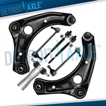 Front Lower Control Arms Sway Bars Tie Rod Ends Kit For Nissan Versa Note Micra. Fixed Price $109.05.