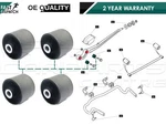 For Land Rover Range Ii 2 P38 Front Pair Of Radius Arm To Axle Bushes. Fixed Price $44.61.