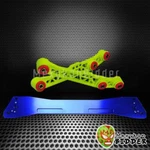 Hyper Yellow Rear Lower Control Arm Blue Subframe Kit For Civic Integra DC2. Fixed Price $120.12.