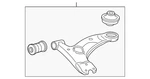 Genuine Toyota Lower Control Arm 48069-47050. Fixed Price $180.15.