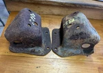 1973 1979 Ford F150 78-79 Bronco Frame Side Radius Arm Mounting Bracket Set. Fixed Price $120.00.