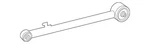Genuine Mercedes-benz Trailing Arm 463-350-30-01. Fixed Price $107.90.