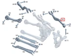 Tie Rod Right Rear W206 A236 C236 W214 C254 X254 Mercedes A2063520800 New. Fixed Price $104.56.