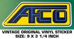 Afco Racing Radiators & Shocks -vintage Original Vinyl Decal Sticker-performance. Fixed Price $9.39.
