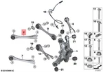 Bmw Genuine Suspension Trailing Arm Rear Forward 33326862410. Fixed Price $130.57.