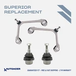 Autoacer -4P Front Upper Control Arms & Knuckle Ball Joint Kit For Jaguar Xj. Fixed Price $190.00.