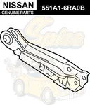 Nissan 2021-2023 Rogue Left Rear Suspension Trailing Arm 551A1-6RA0B. Fixed Price $144.36.
