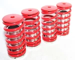 Emusa Coilover Lowering Springs Set For Civic Delsol Crx Red/silver. Fixed Price $1080.82.