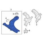 For Volkswagen Jetta 15-26 Rear Upper Suspension Control Arm. Fixed Price $317.26.