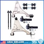 8 Front Lower Control Arms Tie Rod Ends For 2006-2011 Buick Lucerne Cadillac Dts. Fixed Price $143.59.