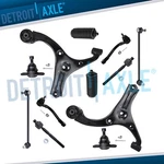 12PC Front Lower Control Arms Ball Joints Tie Rods For 2006 - 2011 Kia RIO5. Fixed Price $139.05.