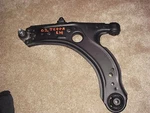 98,99,00,01,02,03,-05 Volkswagen Jetta Left Front Lower Control Arm 1J0407157B. Fixed Price $50.00.