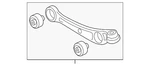 Genuine Audi Ft Lower Control Arm 4H0-407-151-C. Fixed Price $360.36.