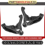 2X Front Lower Control Arm W/ Ball Joints For Dodge Dakota Durango 52106396AA. Fixed Price $205.99.