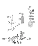 Genuine Mopar Lower Control Arm Left 68656354AA. Fixed Price $200.60.