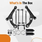 10X Front Lower Control Arms Sway Bars Kit For Dodge Dart Chrysler 200 2015-2017. Fixed Price $107.88.